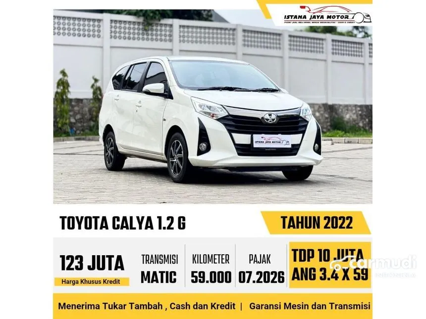 2022 Toyota Calya G MPV
