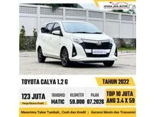 2022 Toyota Calya 1.2 G MPV Matic Putih Mobil Keluarga Nyaman Irit Harga Murah