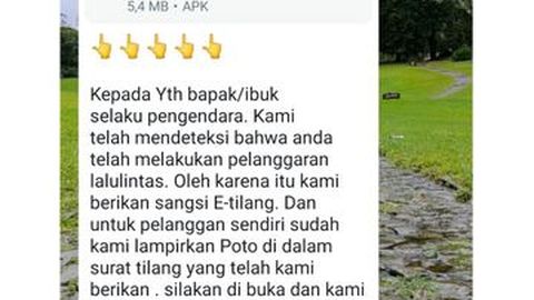 Perhatian! Waspadai Penipuan Surat Tilang Palsu via WhatsApp
