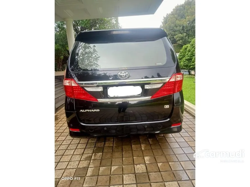 Jual Mobil Toyota Alphard 2012 G 2.4 di DKI Jakarta Automatic MPV Hitam Rp 320.000.000