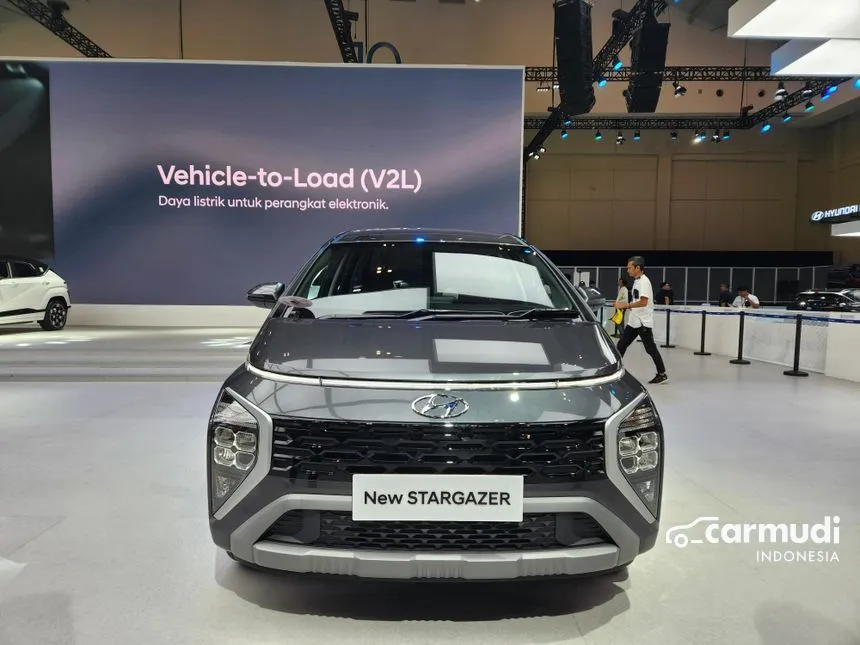 Jual Mobil Hyundai Stargazer 2024 Essential 1.5 di Jawa Barat Automatic Wagon Abu