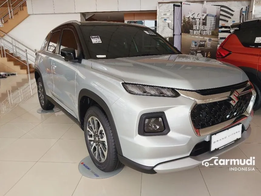 Jual Mobil Suzuki Grand Vitara 2024 MHEV GX Two Tone 1.5 di Banten Automatic SUV Silver Rp 326.800.000