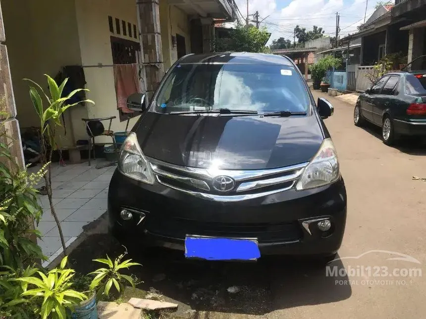 Jual Mobil Toyota Avanza 2014 G 1.5 di Jawa Barat Manual MPV Hitam Rp 140.000.000