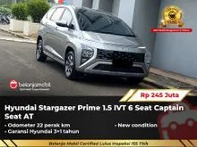 2026 Hyundai Stargazer 1.5 Prime MPV  IVT 6 Seat Captain Seat AT Silver NIK 2026 [ KM 22 PERAK ]