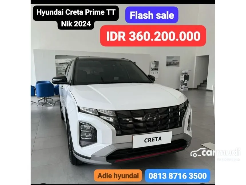 Jual Mobil Hyundai Creta 2024 Prime 1.5 di Jawa Barat Automatic SUV Putih Rp 360.200.000