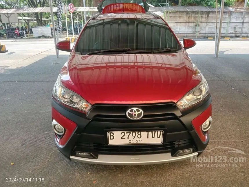Jual Mobil Toyota Yaris 2017 TRD Sportivo Heykers 1.5 di Banten Automatic Hatchback Merah Rp 173.000.000