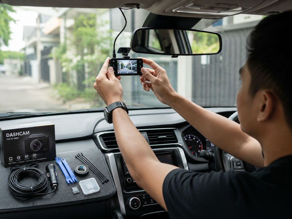 Panduan Praktis, Begini Cara Pasang Dashcam Mobil Sendiri di Rumah