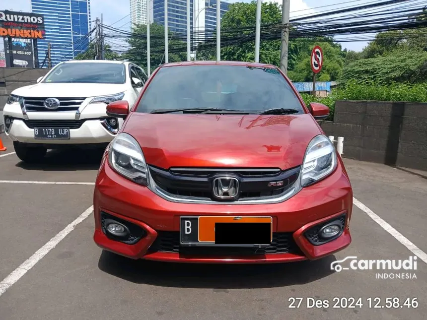 Jual Mobil Honda Brio 2016 RS 1.2 di Banten Manual Hatchback Merah Rp 118.000.000