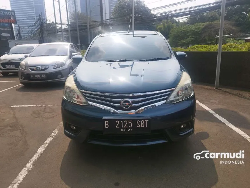 Jual Mobil Nissan Grand Livina 2017 XV 1.5 di DKI Jakarta Automatic MPV Biru Rp 123.000.000