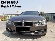 2015 BMW 320i 2.0 F30 Sport, KM 34Rb, Tangan 1, Pajak Tahun Depan,