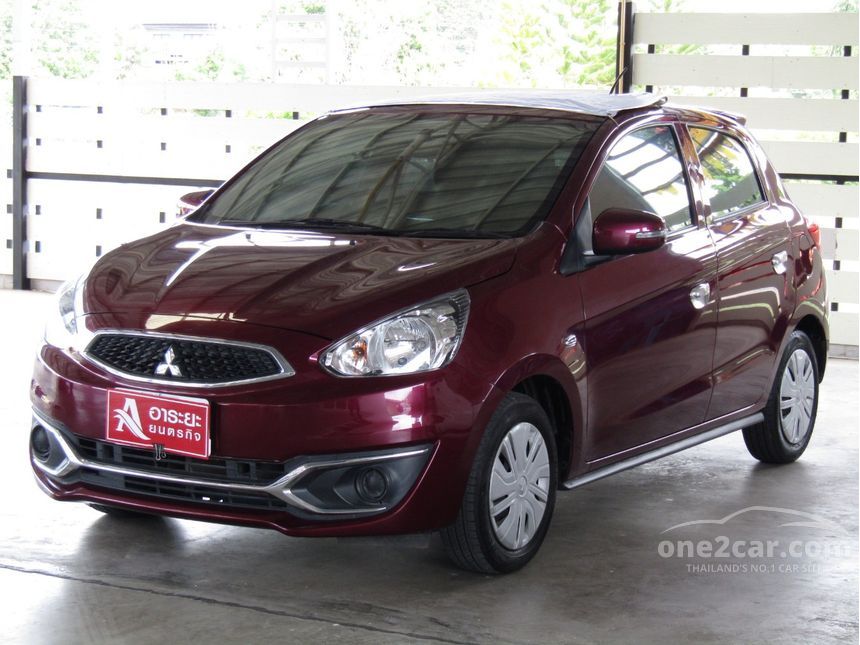 Mitsubishi Mirage 2017 GLX 1.2 in ภาคอีสาน Automatic Hatchback สีแดง ...