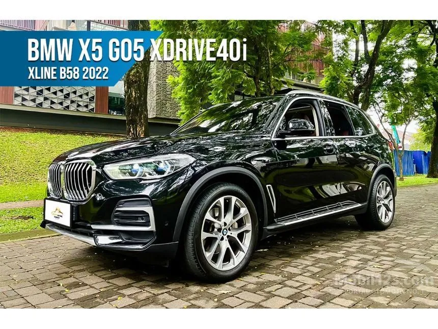 Jual Mobil BMW X5 2022 xDrive40i xLine 3.0 di Banten Automatic SUV Hitam Rp 1.145.000.000