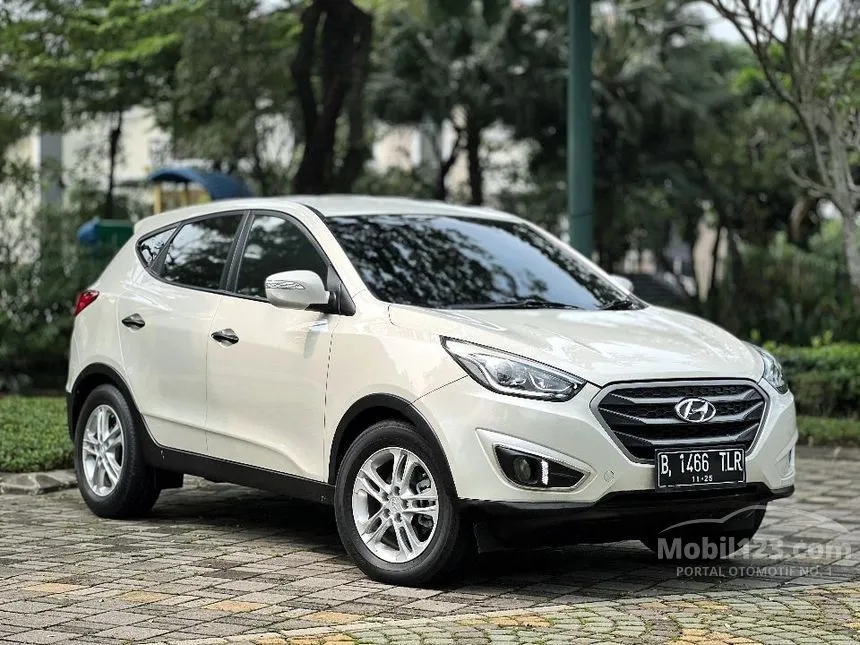 Jual Mobil Hyundai Tucson 2014 GLS 2.0 di Banten Automatic SUV Putih Rp 118.000.000