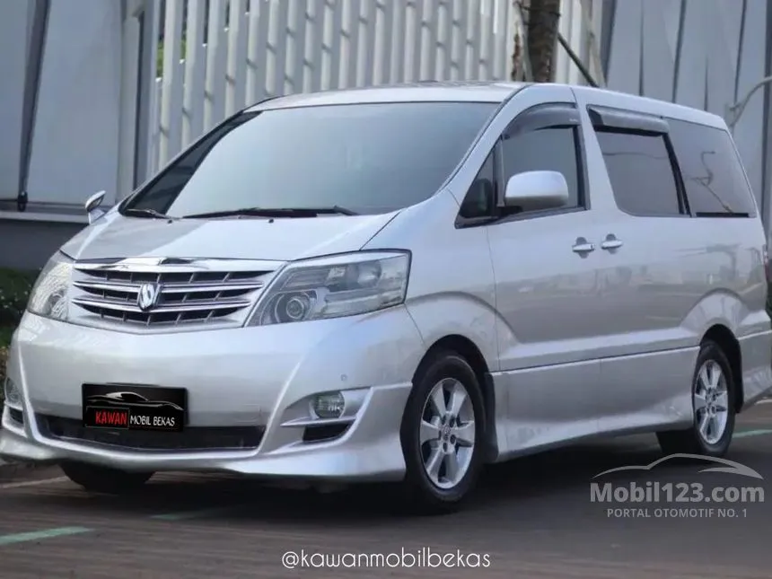 Jual Mobil Toyota Alphard 2008 2.4 di Banten Automatic MPV Minivans Silver Rp 139.000.000