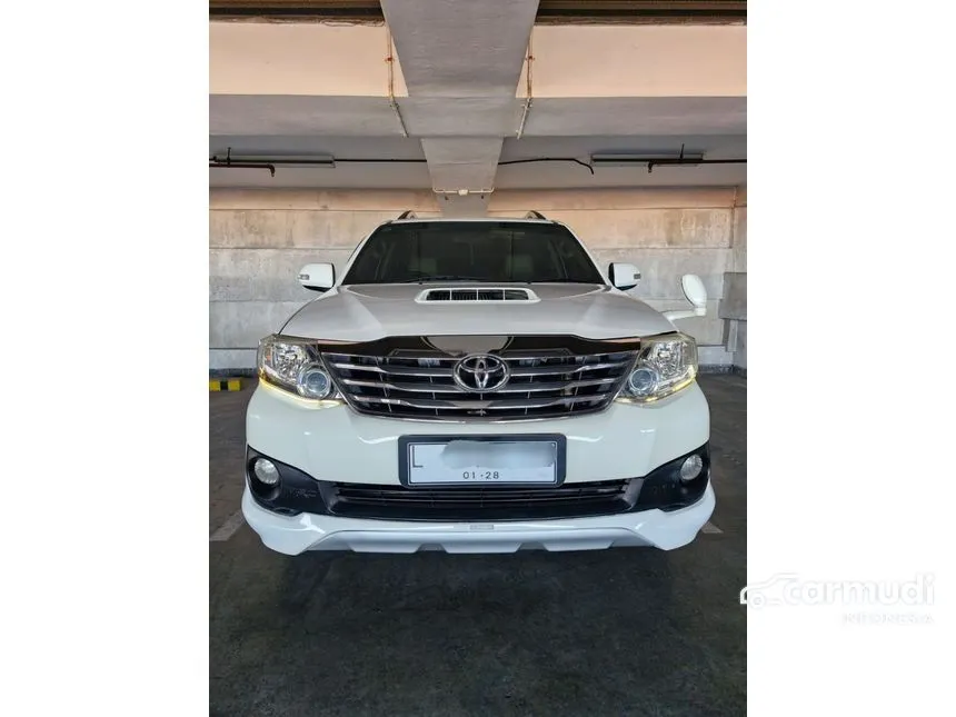 Jual Mobil Toyota Fortuner 2012 G TRD 2.5 di Jawa Timur Automatic SUV Putih Rp 258.000.000