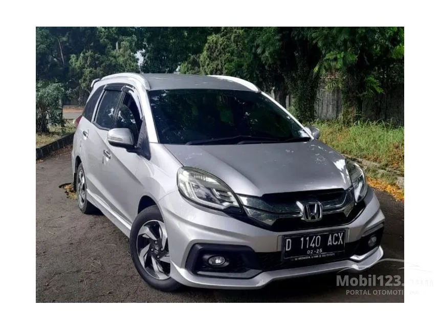 Jual Mobil Honda Mobilio 2015 RS 1.5 di Jawa Barat Automatic MPV Silver Rp 140.000.000