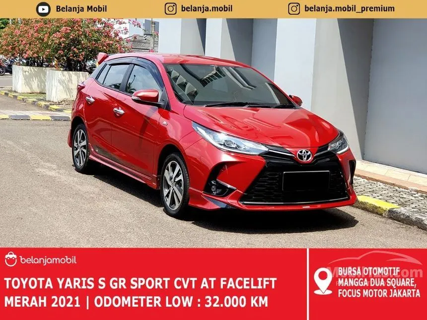 Jual Mobil Toyota Yaris 2021 S GR Sport 1.5 di DKI Jakarta Automatic Hatchback Hitam Rp 209.000.000