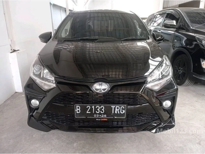 Jual Mobil Toyota Agya 2021 TRD 1.2 di Jawa Barat Automatic Hatchback Hitam Rp 138.000.000