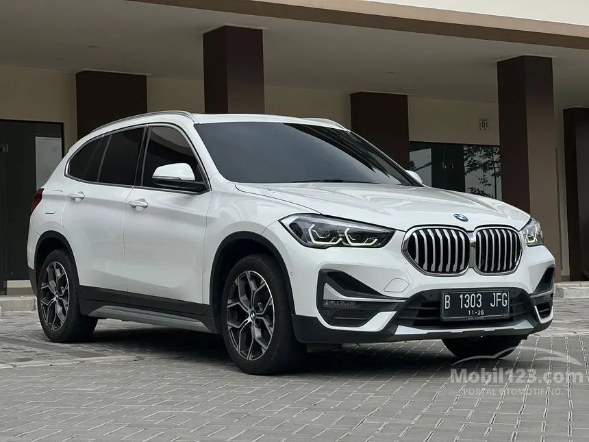 Jual Mobil BMW X1 2021 sDrive18i Dynamic 1.5 di Banten Automatic SUV Putih Rp 630.000.000