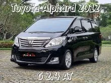 2012 Toyota Alphard 2.4 G MPV (TANPA DP) MOBIL SIAP PAKAI. GARANSI FULL 1 TAHUN