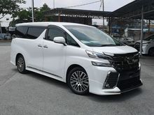 2016 Toyota Vellfire 2.5 ZG HOME THEATER JBL 360 CAMERA PRE-CRASH
