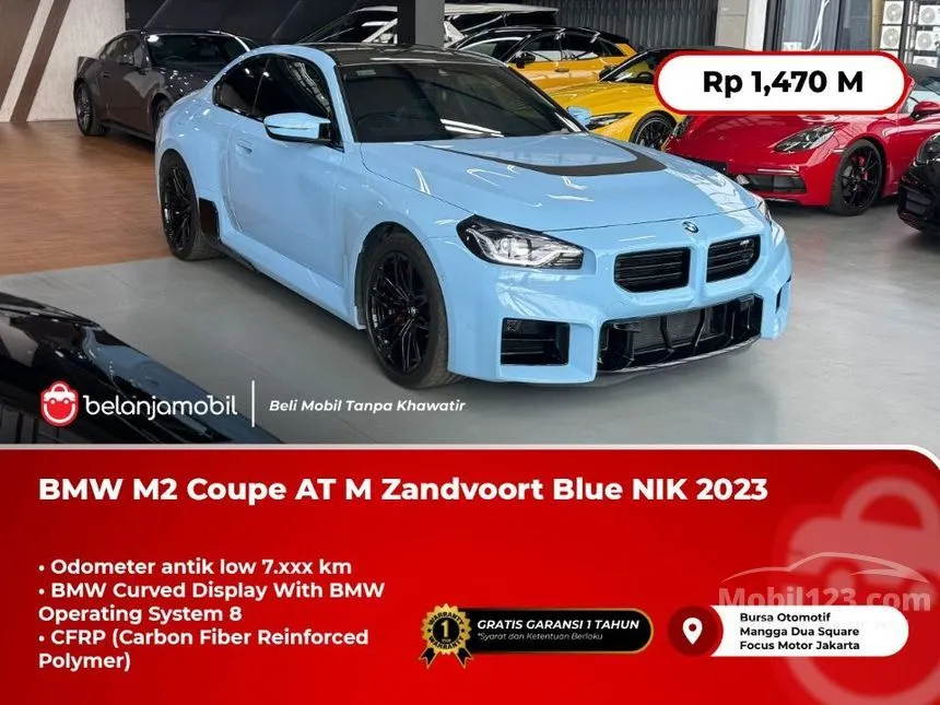 Jual Mobil BMW M2 2023 3.0 di DKI Jakarta Automatic Coupe Biru Rp 1.470.000.000