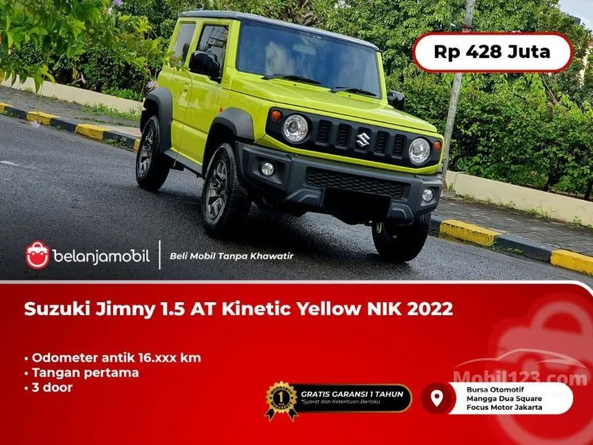 Jual Mobil Suzuki Jimny 2022 3 Door (1 Tone) 1.5 di DKI Jakarta Automatic SUV Kuning Rp 428.000.000