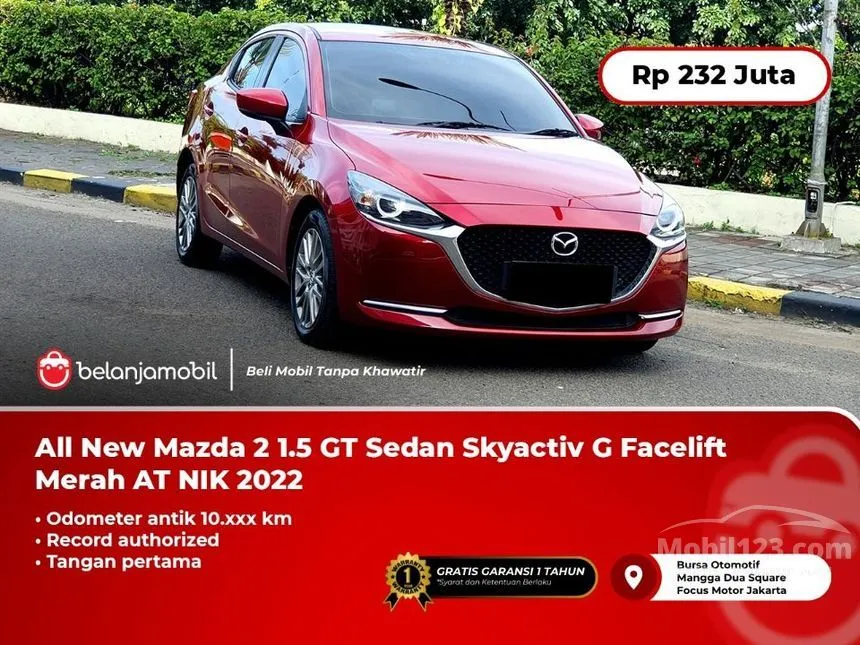 Jual Mobil Mazda 2 2022 1.5 di DKI Jakarta Automatic Sedan Merah Rp 232.000.000