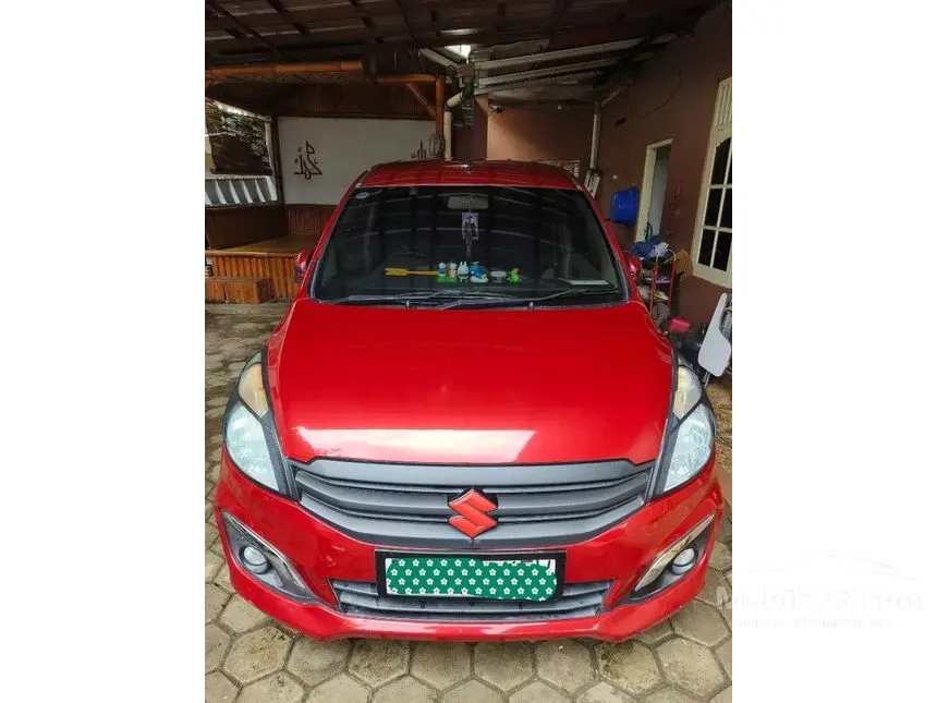 Jual Mobil Suzuki Ertiga 2017 GX 1.4 di Jawa Barat Manual MPV Merah Rp 150.000.000