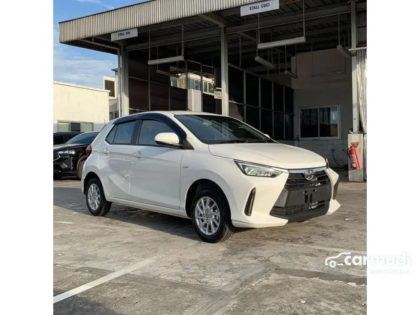 Jual Mobil Toyota Agya 2024 G 1.2 di Banten Manual Hatchback Putih Rp 153.900.000
