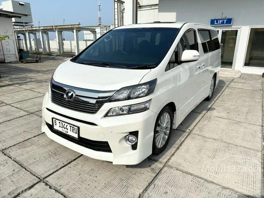 Jual Mobil Toyota Vellfire 2013 ZG 2.4 di Banten Automatic Van Wagon Putih Rp 335.000.000
