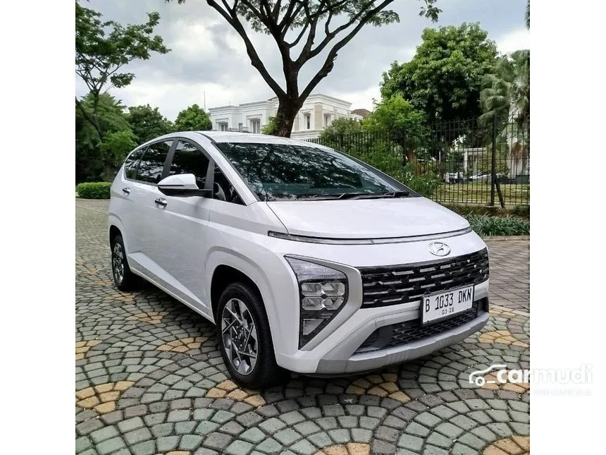 Jual Mobil Hyundai Stargazer 2022 Prime 1.5 di Banten Automatic Wagon Putih Rp 260.000.000