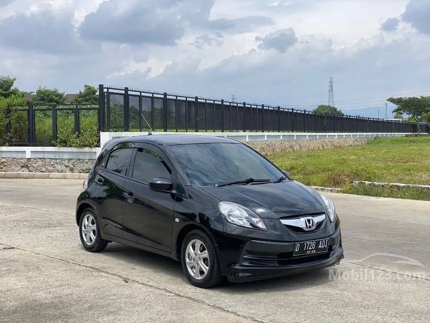 Jual Mobil Honda Brio 2015 Satya E 1.2 di Jawa Barat Manual Hatchback Hitam Rp 95.000.000