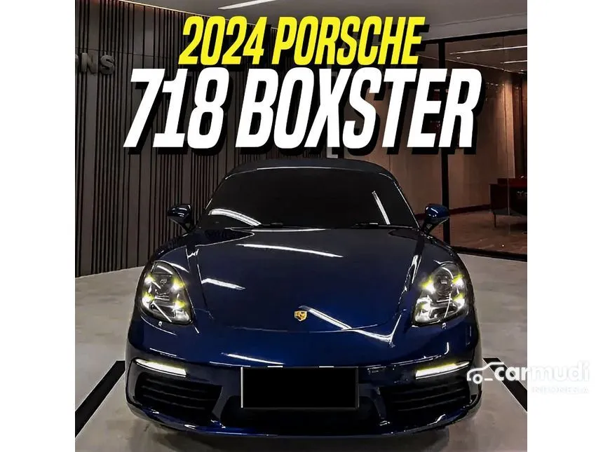 Jual Mobil Porsche 718 2024 Boxster 2.0 di DKI Jakarta Automatic Convertible Biru Rp 2.400.000.000