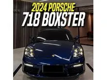 2024 Porsche 718 2.0 Boxster Convertible Blue on Black White Boxter Biru