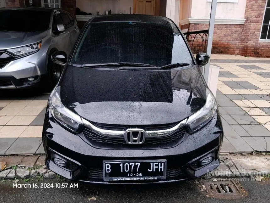 Jual Mobil Honda Brio 2021 E Satya 1.2 di Jawa Barat Automatic Hatchback Hitam Rp 157.000.000