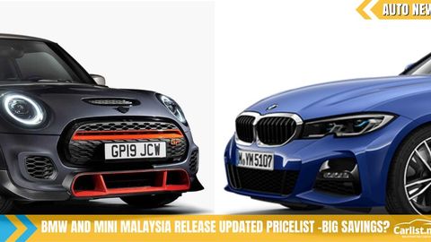 BMW and MINI Malaysia 2020 Updated Pricelist With SST Exemption