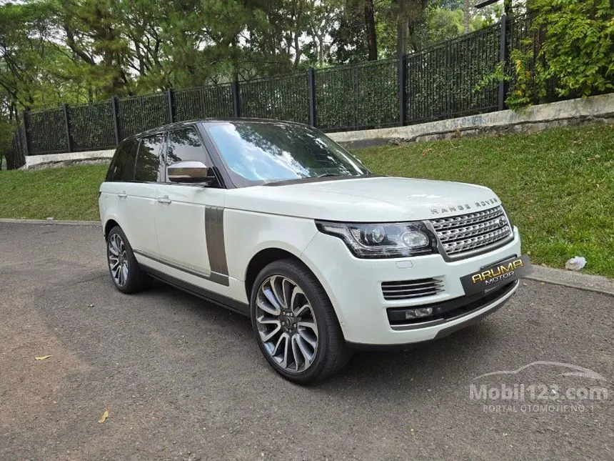 Jual Mobil Land Rover Range Rover 2014 Autobiography 5.0 di DKI Jakarta Automatic SUV Putih Rp 1.300.000.000