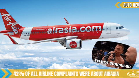 AirAsia Wins 'Most Number of Complaints' For Airlines in Malaysia In 1H22