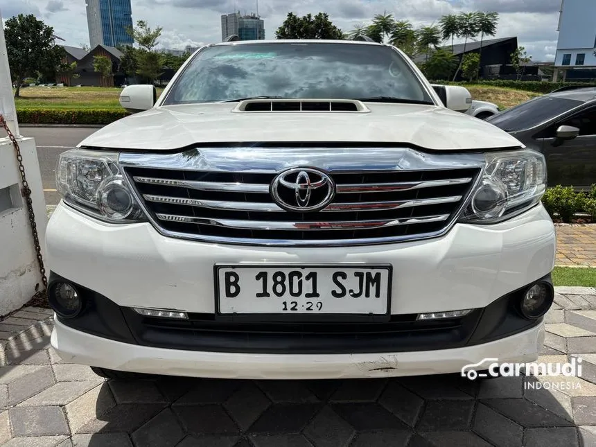 Jual Mobil Toyota Fortuner 2014 G TRD 2.5 di DKI Jakarta Manual SUV Putih Rp 255.000.000