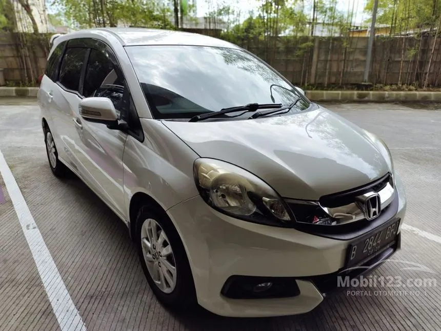 Jual Mobil Honda Mobilio 2015 E 1.5 di DKI Jakarta Automatic MPV Putih Rp 120.000.000