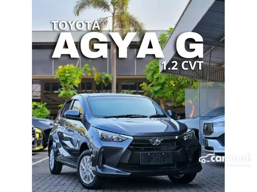 Jual Mobil Toyota Agya 2024 G 1.2 di Jawa Barat Automatic Hatchback Abu
