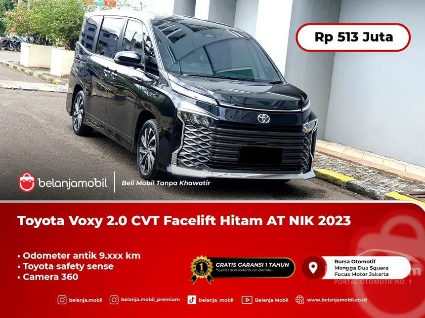 Jual Mobil Toyota Voxy 2023 (Premium Color) 2.0 di DKI Jakarta Automatic MPV Hitam Rp 513.000.000