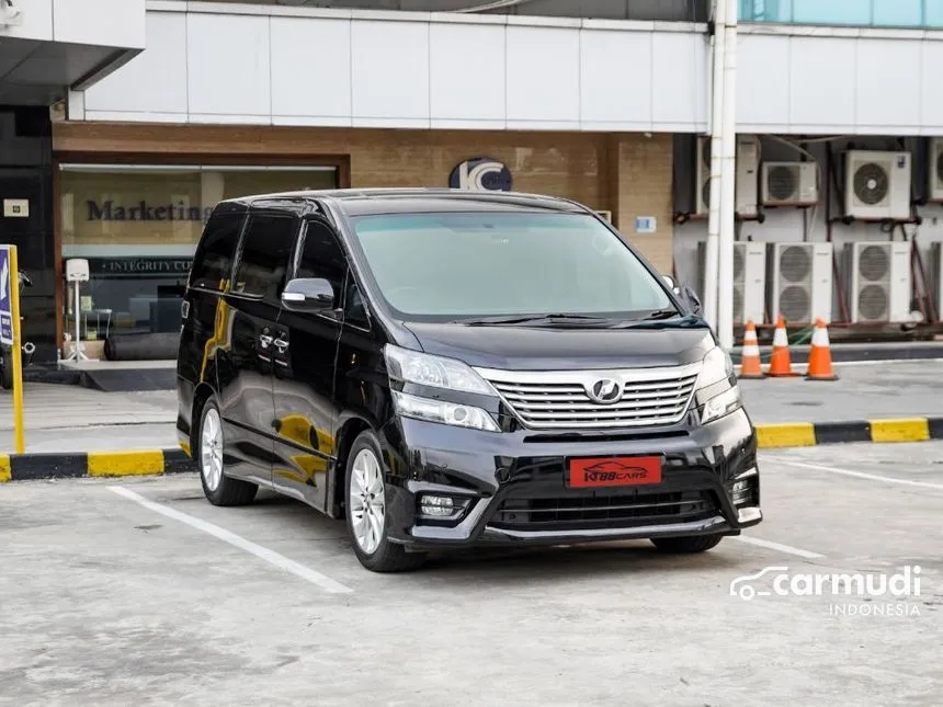 Jual Mobil Toyota Vellfire 2010 Z 2.4 di DKI Jakarta Automatic MPV Hitam Rp 195.000.000