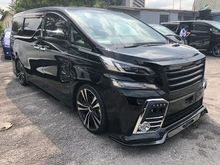 2016 Toyota Vellfire 2.5 Z A Edition SPORTIVO AERO KIT UNREG