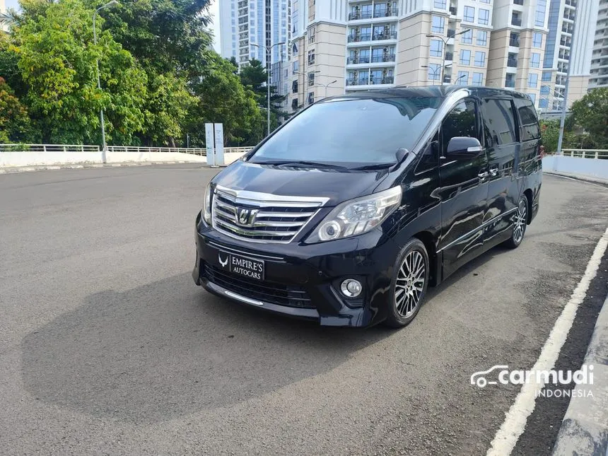 Jual Mobil Toyota Alphard 2014 SC 2.4 di DKI Jakarta Automatic MPV Hitam Rp 255.000.000