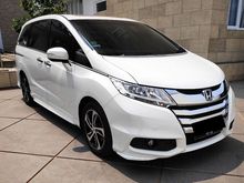 2014 Honda Odyssey 2.4 Prestige AT Sunroof Putih Orisinil KM Low