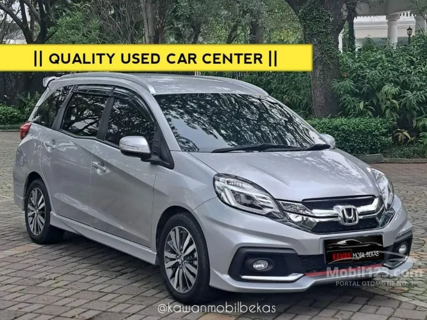 Jual Mobil Honda Mobilio 2015 RS 1.5 di Banten Automatic MPV Silver Rp 155.000.000