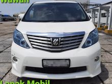 2010 Toyota Alphard 2,4 S Platinum Matic Km 121rb Mulus Terawat