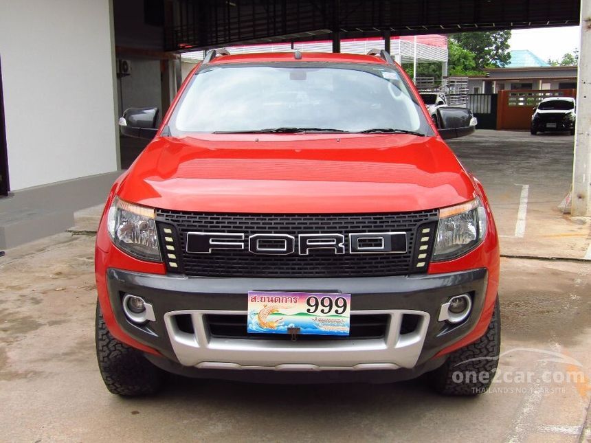 Ford Ranger 2013 OPEN CAB (ปี 12-15) WildTrak 2.2 เกียร์ธรรมดา สีส้ม ...